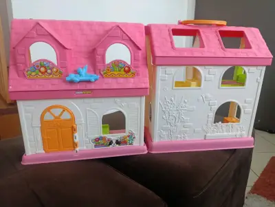 Casa de juguete Little People con detalles coloridos - miniatura 1