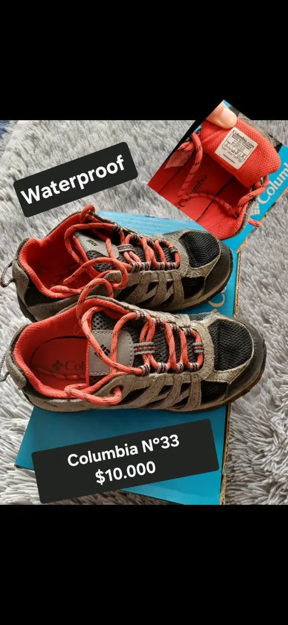 Zapatillas Columbia impermeables talla 33 - 1