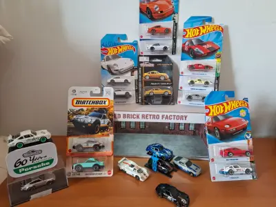 Set de autos Hot Wheels Porsche ESPECIALES - miniatura 3