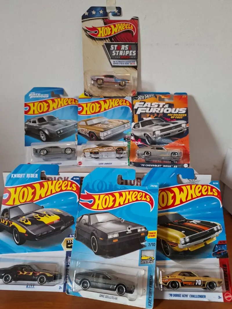 Set Muscle USA Hot Wheels + Stars Stripes - 1