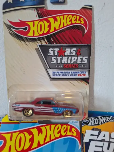 Set Muscle USA Hot Wheels + Stars Stripes - miniatura 3