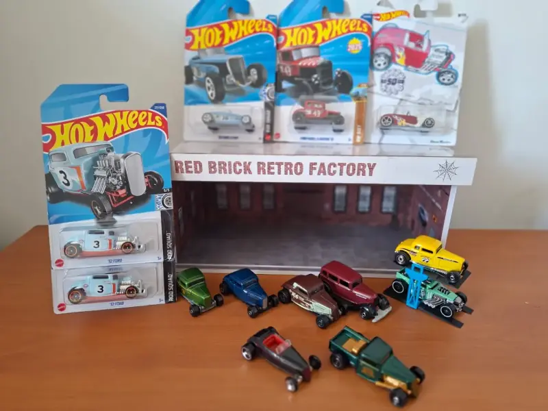 Set de autos Hot Wheels edición ´30s - 2