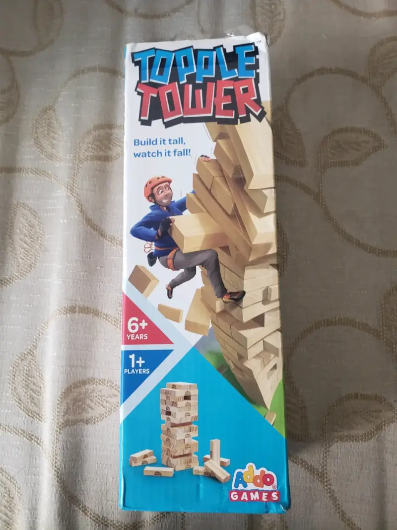 Juego de mesa Topple Tower para niños
