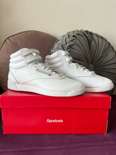 Zapatillas Reebok blancas de cuero - miniatura 1