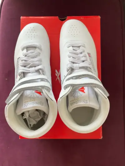 Zapatillas Reebok blancas de cuero - miniatura 4