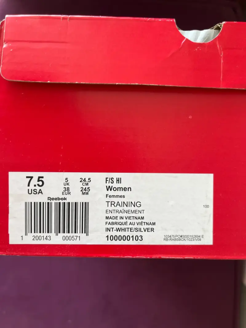 Zapatillas Reebok blancas de cuero - 6