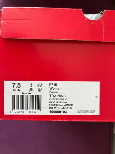Zapatillas Reebok blancas de cuero - miniatura 6