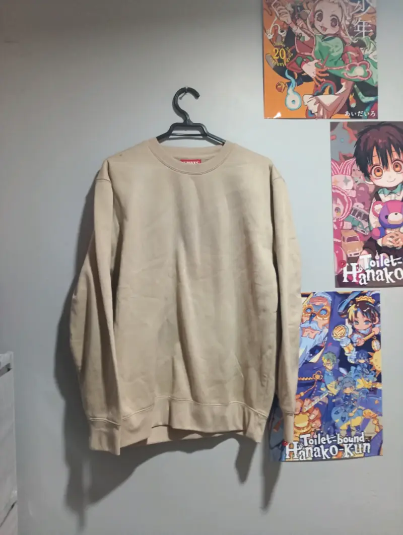 Polerón beige unisex talla L