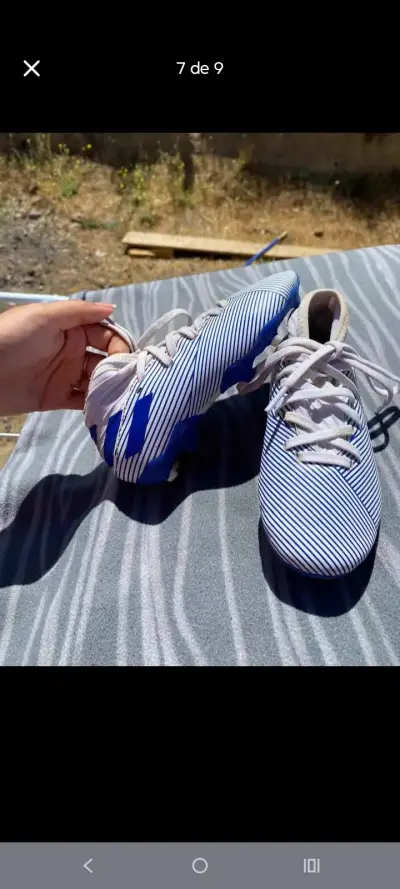 Zapatos de fútbol niño número 29 - miniatura 3