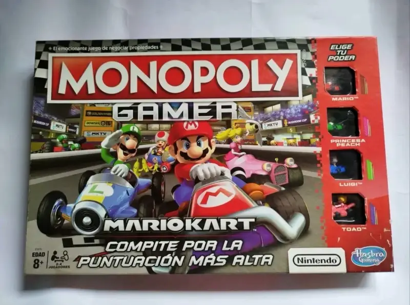 Juego de mesa Monopoly Gamer Mario Kart - 1