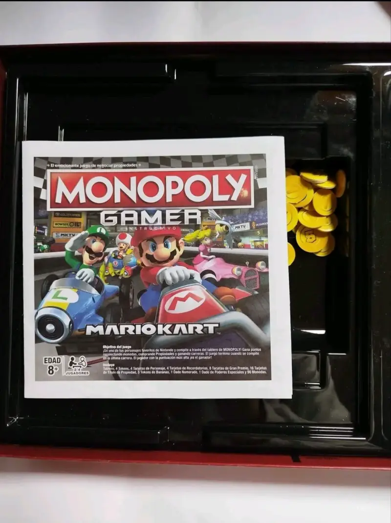 Juego de mesa Monopoly Gamer Mario Kart - 5