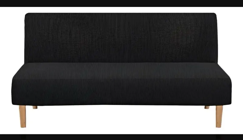 Funda sillón 3 cuerpos color negro NUEVA - 1