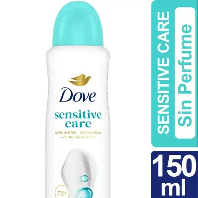 Desodorante Dove Sensitive Sin Perfume X12 unid - miniatura 3