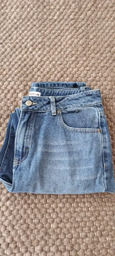 Jeans de mezclilla azul talla 40 - miniatura 1