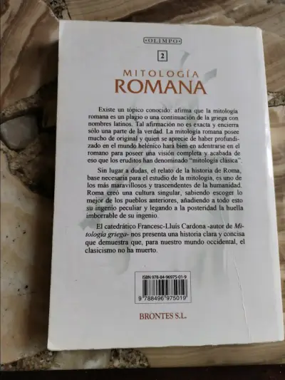 Libro Mitología Romana de Francesc LL. Cardona - miniatura 2