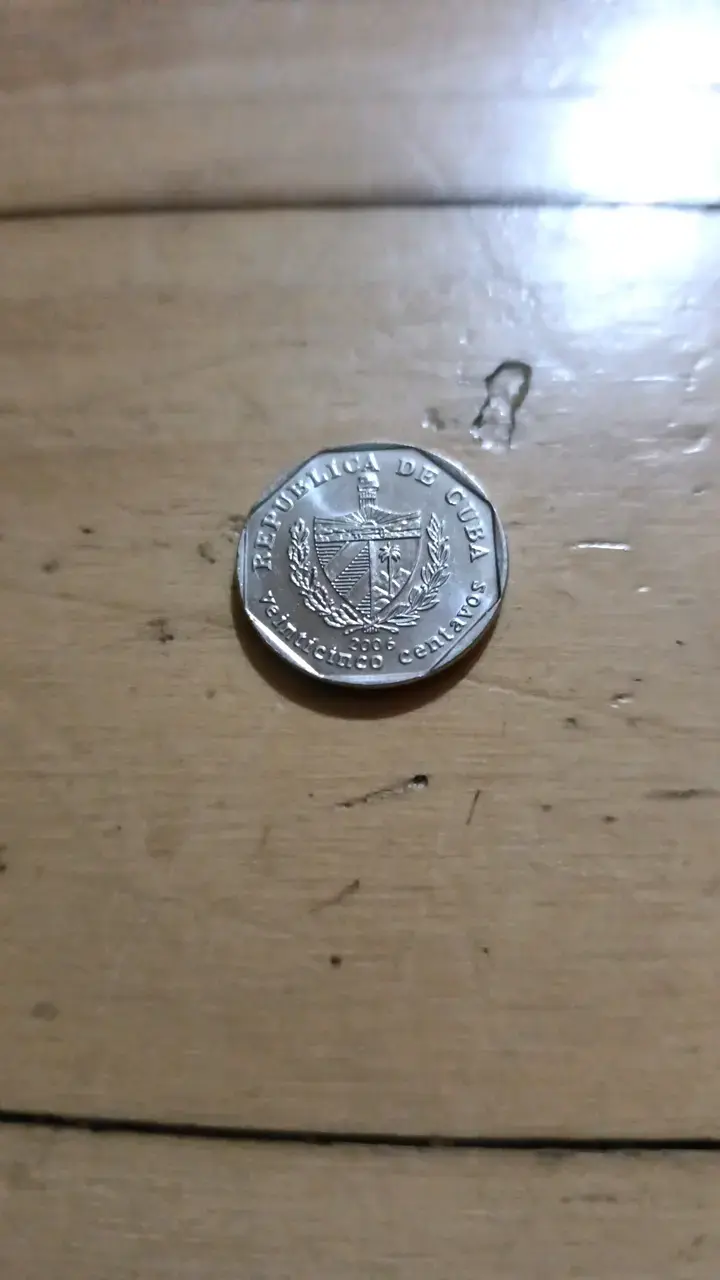 Moneda Antigua de Trinidad y Tobago 25 Cents - 4