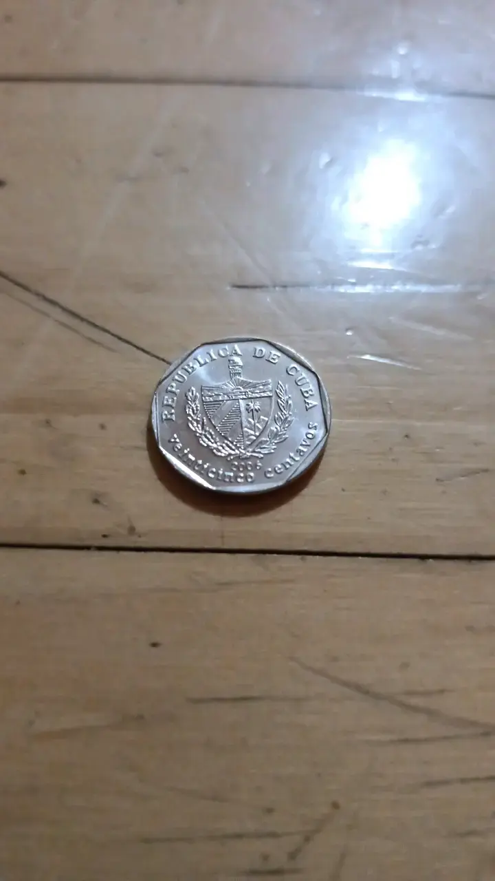 Moneda Antigua de Trinidad y Tobago 25 Cents - 5