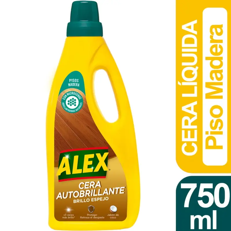 Cera líquida Alex para pisos de madera 750ml