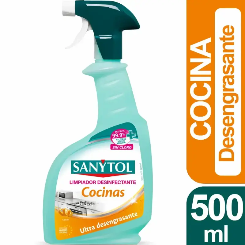 Limpiador desinfectante Sanytol para cocinas 500ml