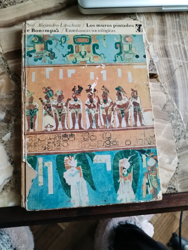 Libro 'Los Muros Pintados de Bonampak' de Alejandro Lipschütz - 1