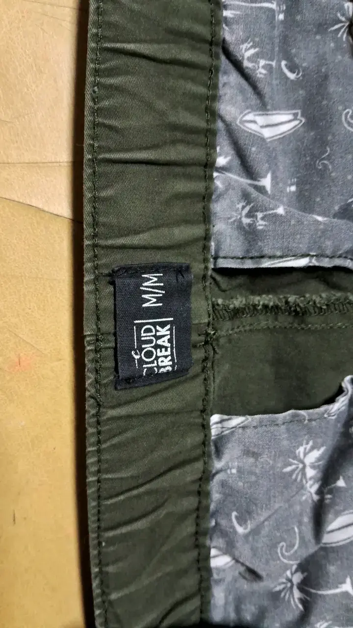 Pantalones largos cargo verde militar para hombre - 5