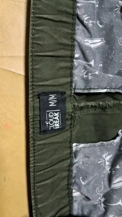 Pantalones largos cargo verde militar para hombre - miniatura 5