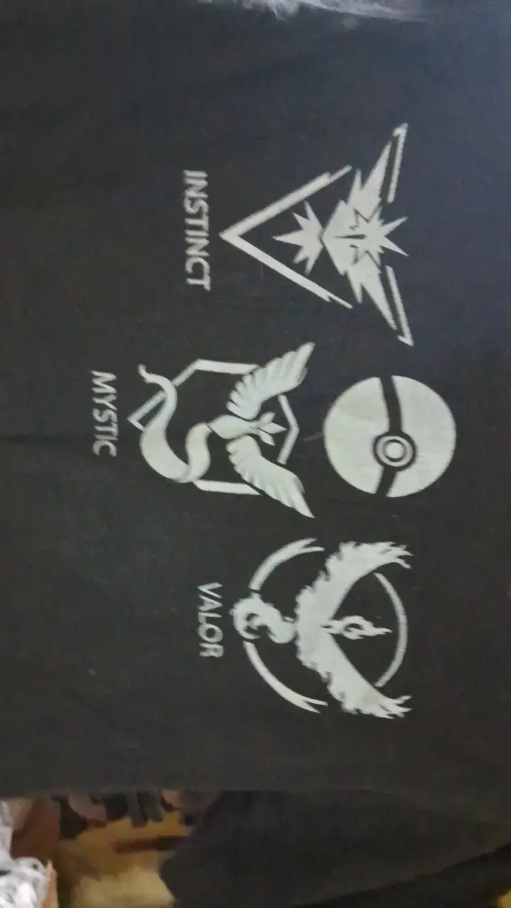 Polera Pokémon Go negra con personajes - 2