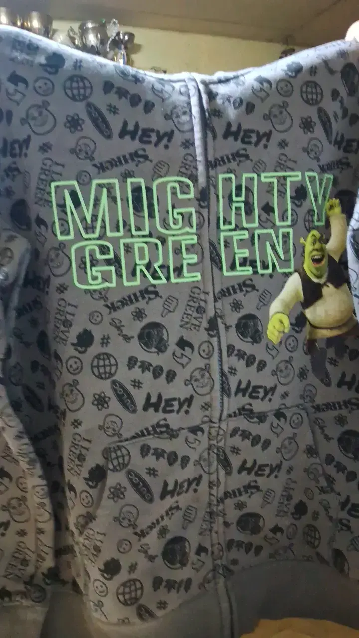 Polerón infantil Shrek Mighty Green - 1