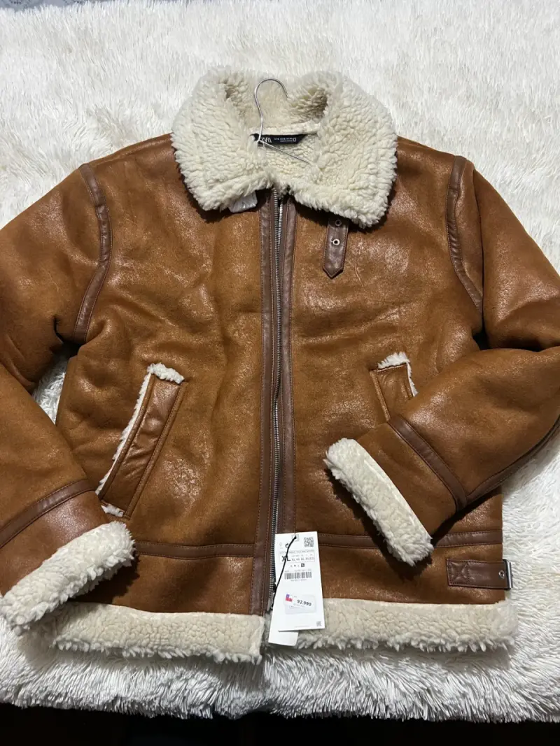 Chaqueta con forro de lana Zara hombre