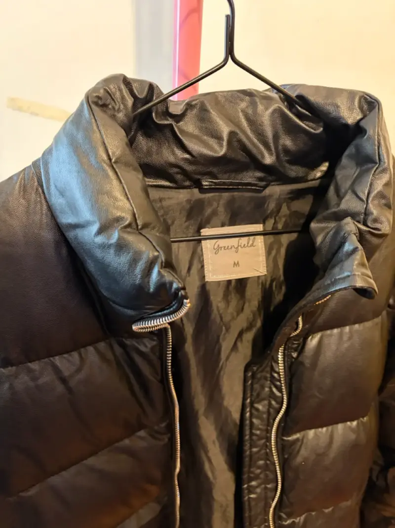 Chaqueta acolchada negra para mujer talla M - 3