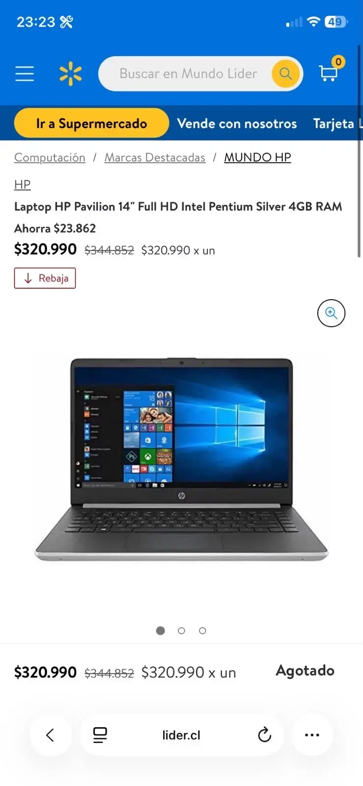 HP Pavilion 14’’ 4GB RAM Intel Pentium - 6
