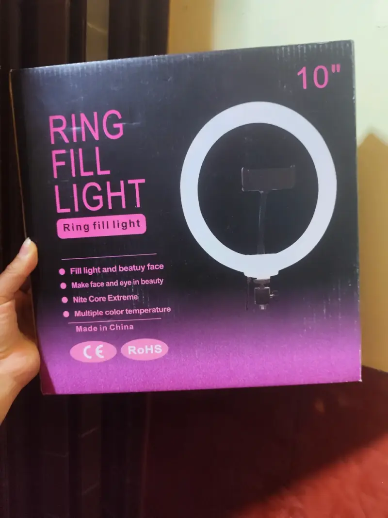 Aro de Luz LED 10 pulgadas para Fotografía - 1