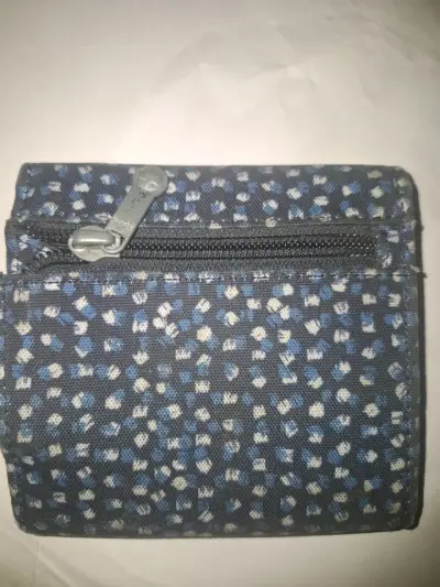 Billetera Kipling estampada azul y blanca - miniatura 4