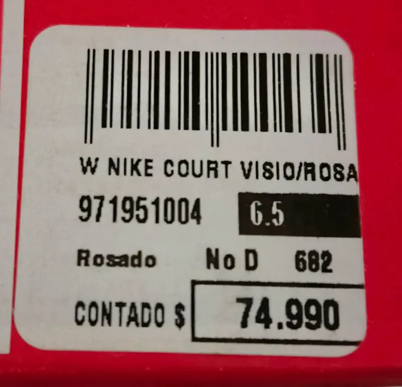 Zapatillas deportivas W NIKE COURT VISION/ROSA - 4