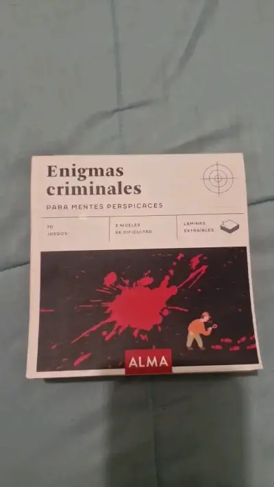 Libro de enigmas criminales para mentes perspicaces - miniatura 1