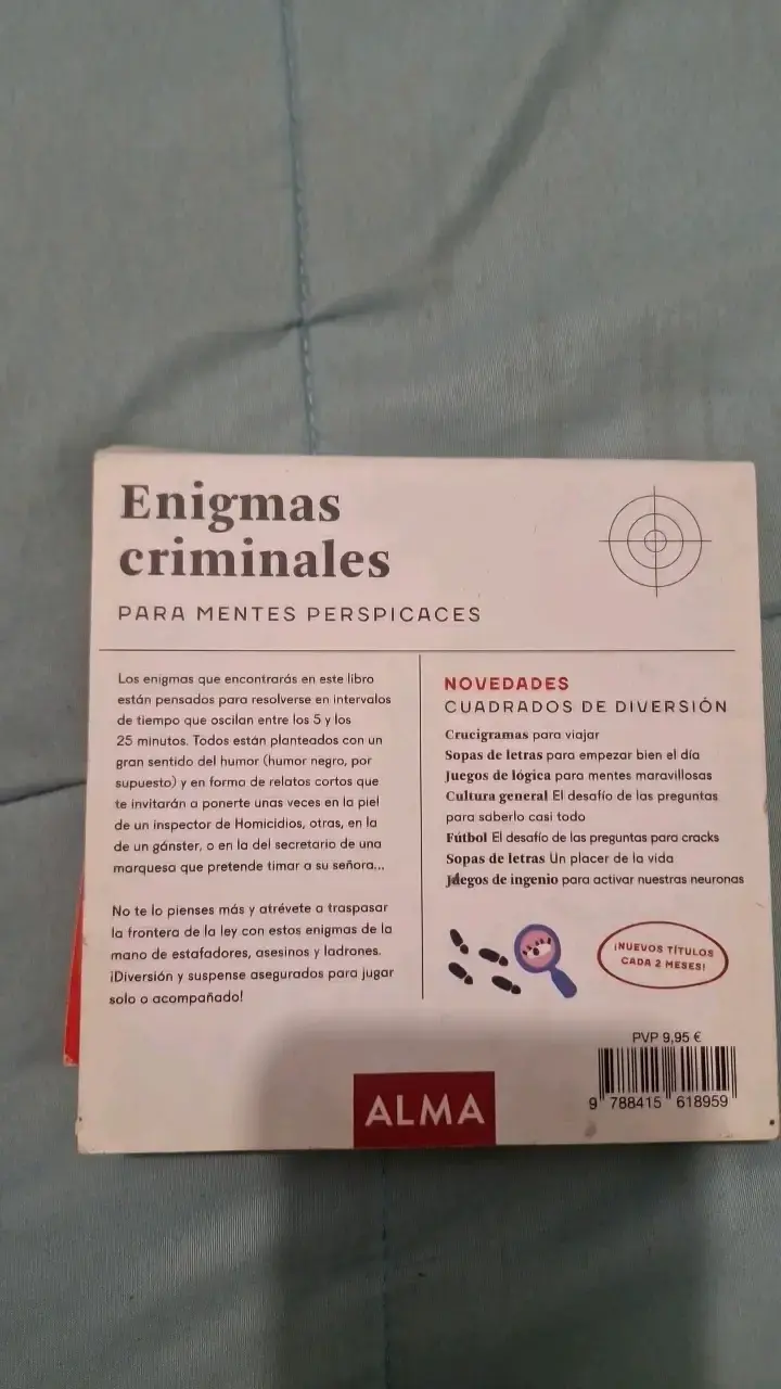 Libro de enigmas criminales para mentes perspicaces - 2