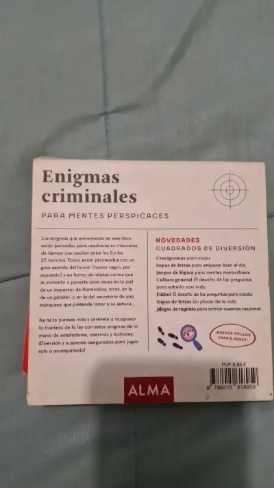 Libro de enigmas criminales para mentes perspicaces - miniatura 2