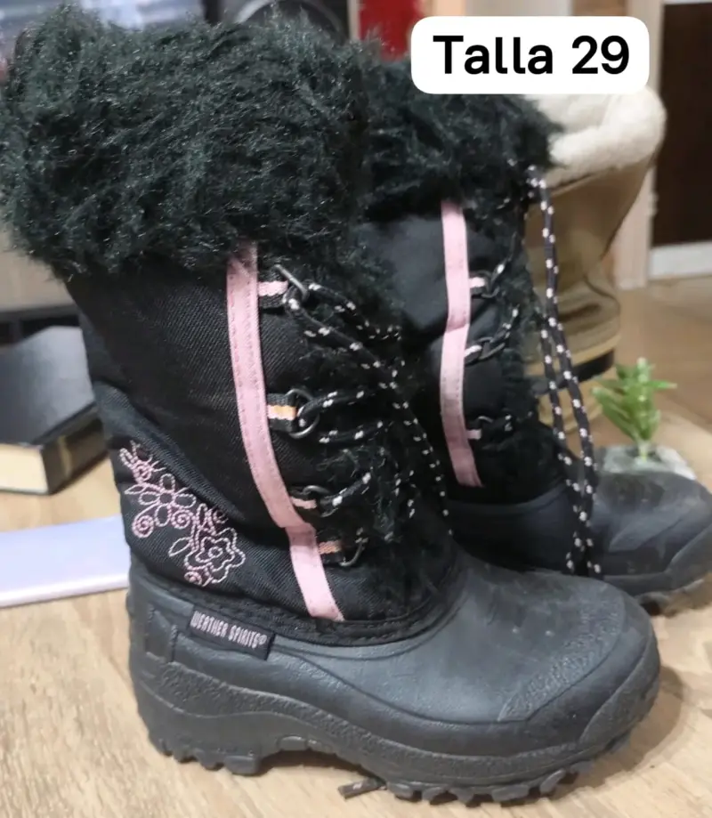 Botas de invierno para niña talla 29
