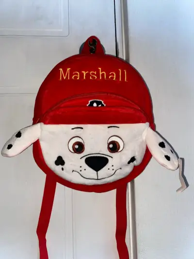 Mochila infantil Marshall Paw Patrol roja - miniatura 1