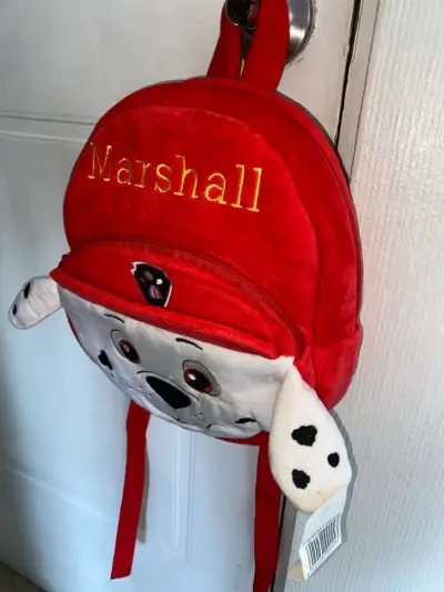Mochila infantil Marshall Paw Patrol roja - miniatura 2