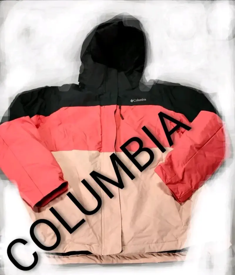 Chaqueta Columbia impermeable tricolor para invierno - 1