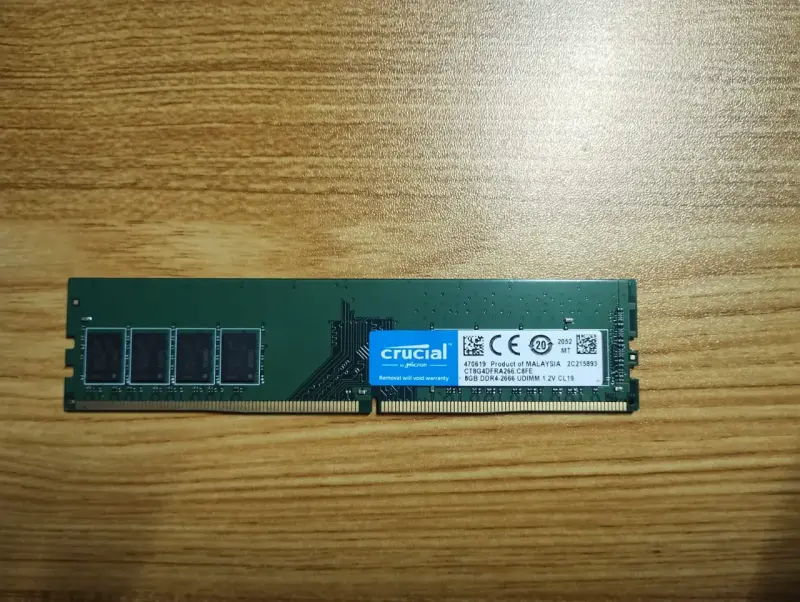 Memoria RAM Crucial 8GB DDR4 2666MHz - 5