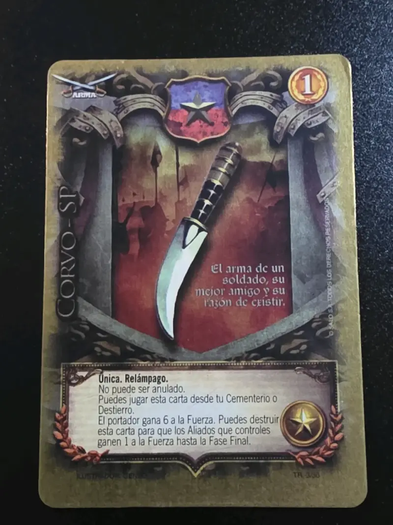 TR 3/36 Corvo SP - Triada -MyL- Heroes de Chile - 1