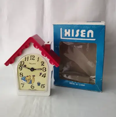 Reloj Despertador Vintage A Cuerda Funcionando - miniatura 1