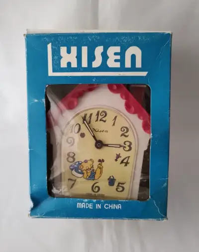 Reloj Despertador Vintage A Cuerda Funcionando - miniatura 4