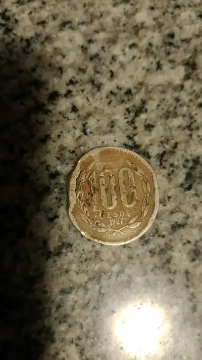 Moneda antigua de 100 pesos 1987 - miniatura 1