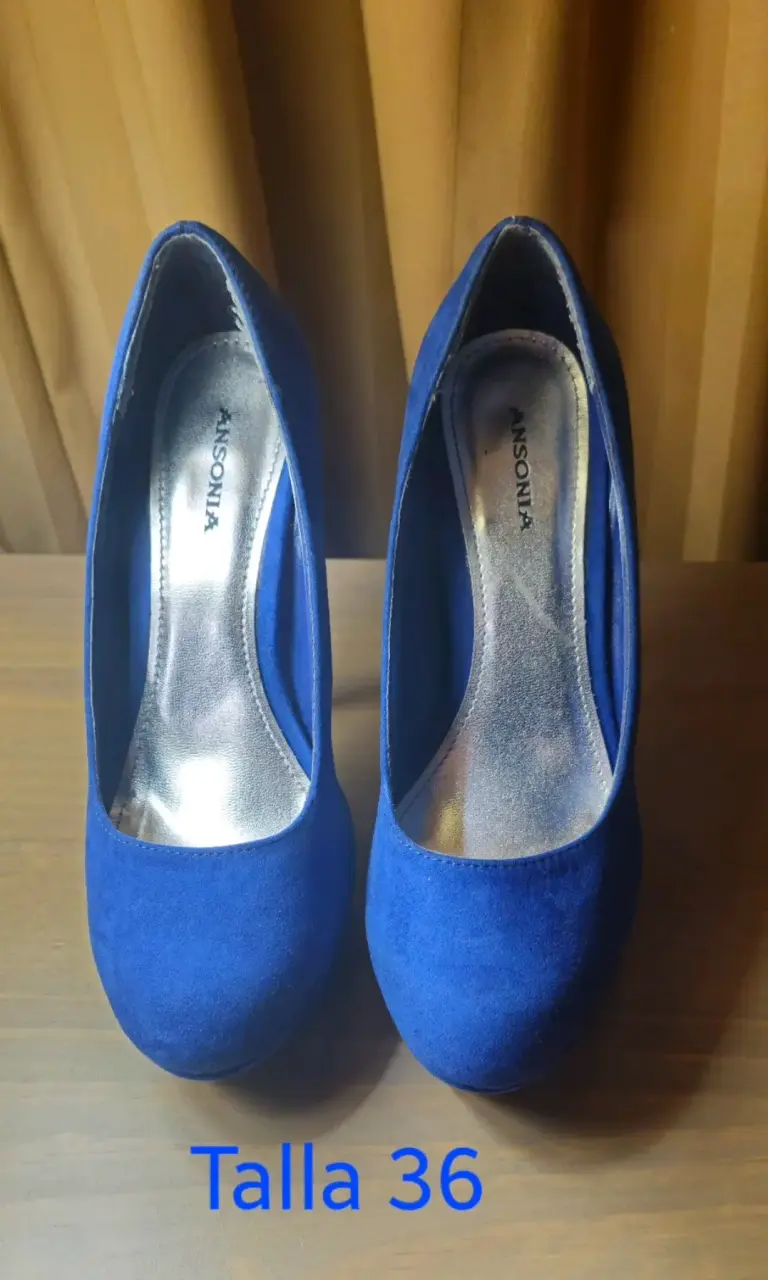 Zapatos de tacón azul talla 36 Ansonia - 1