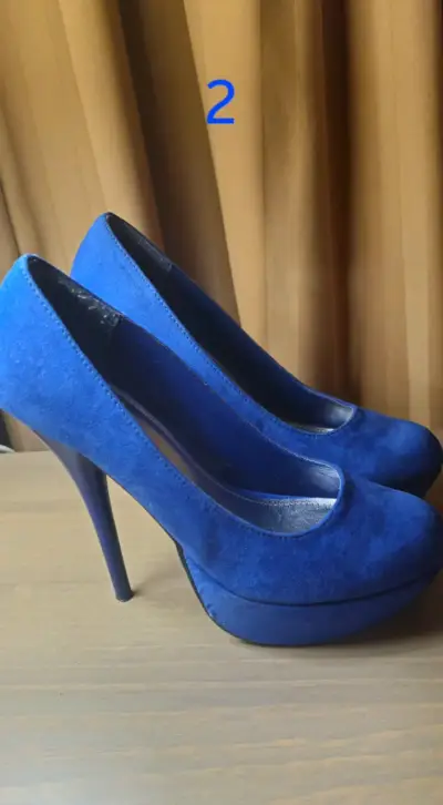 Zapatos de tacón azul talla 36 Ansonia - miniatura 4