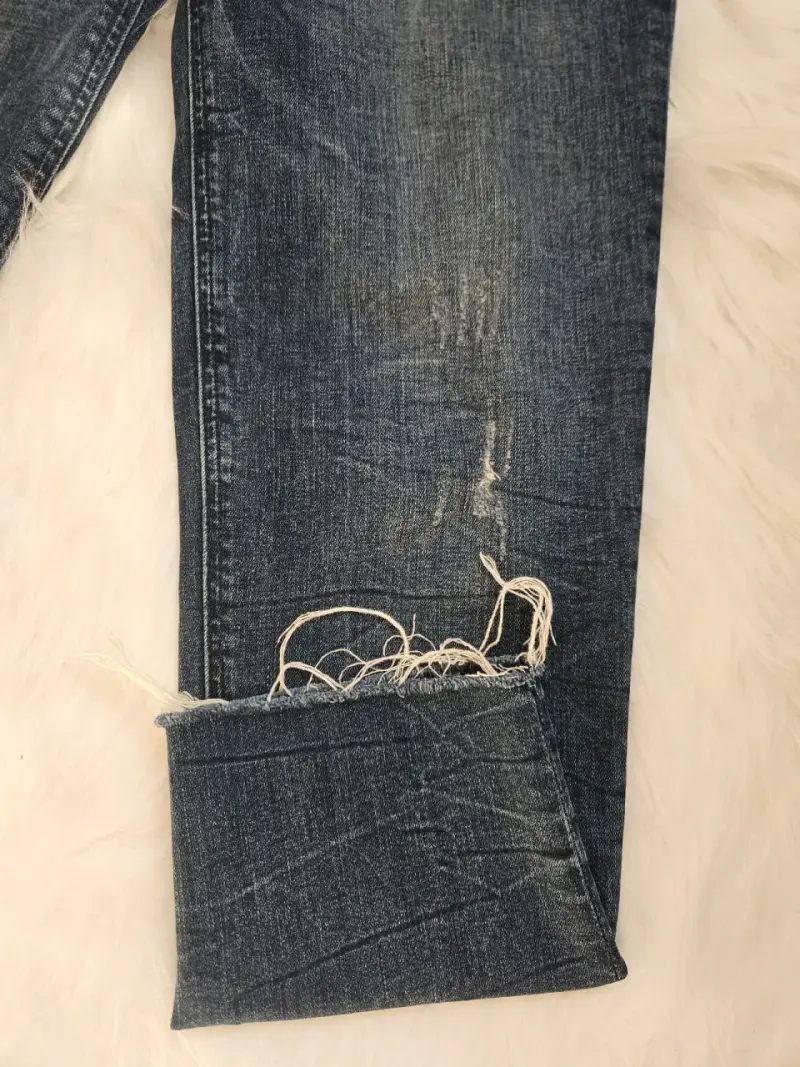 Jeans de mezclilla azul Express para mujer - 3
