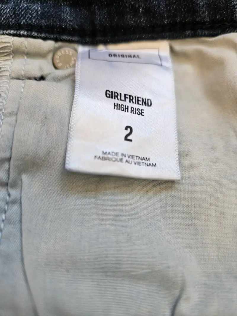 Jeans de mezclilla azul Express para mujer - 5